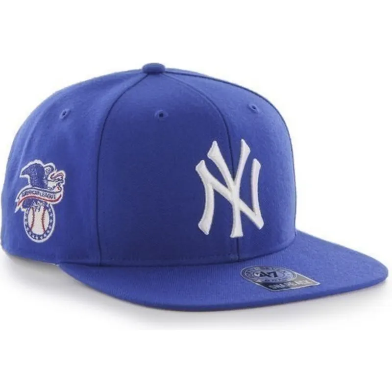 sapkak-lapos-kek-snapback-new-york-yankees-mlb-47-brand