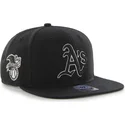 sapkak-lapos-fekete-snapback-oakland-athletics-mlb-47-brand