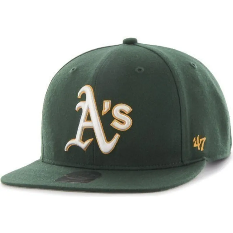 cap-lapos-zelen-snapbek-oakland-athletics-mlb-47-brand
