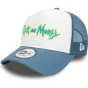 weisse-und-blaue-a-frame-character-trucker-kappe-von-rick-und-morty-von-new-era