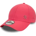 verstellbare-rosa-9forty-flawless-kappe-mit-gebogenem-schirm-der-new-york-yankees-mlb-von-new-era
