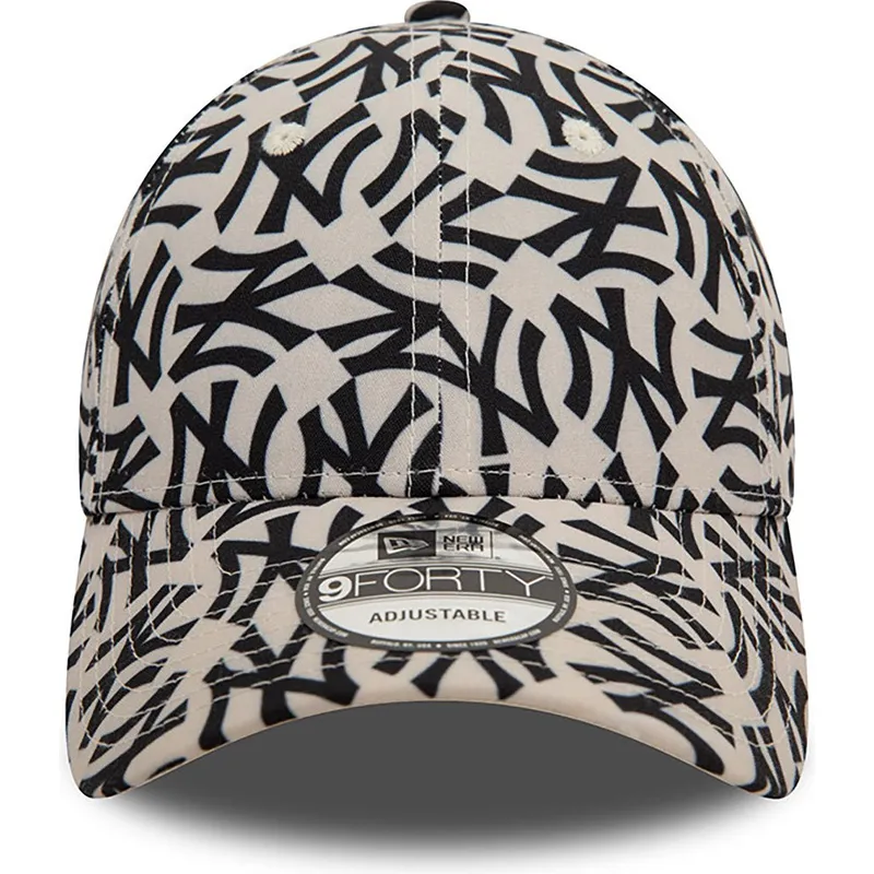 verstellbare-9forty-monogramm-beige-und-schwarze-kappe-der-new-york-yankees-mlb-von-new-era