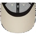 gebogene-beige-und-schwarze-verstellbare-kappe-9forty-monogram-von-new-york-yankees-mlb-von-new-era