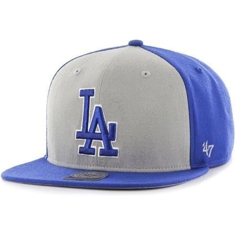 sapkak-lapos-kek-snapback-los-angeles-dodgers-mlb-47-brand