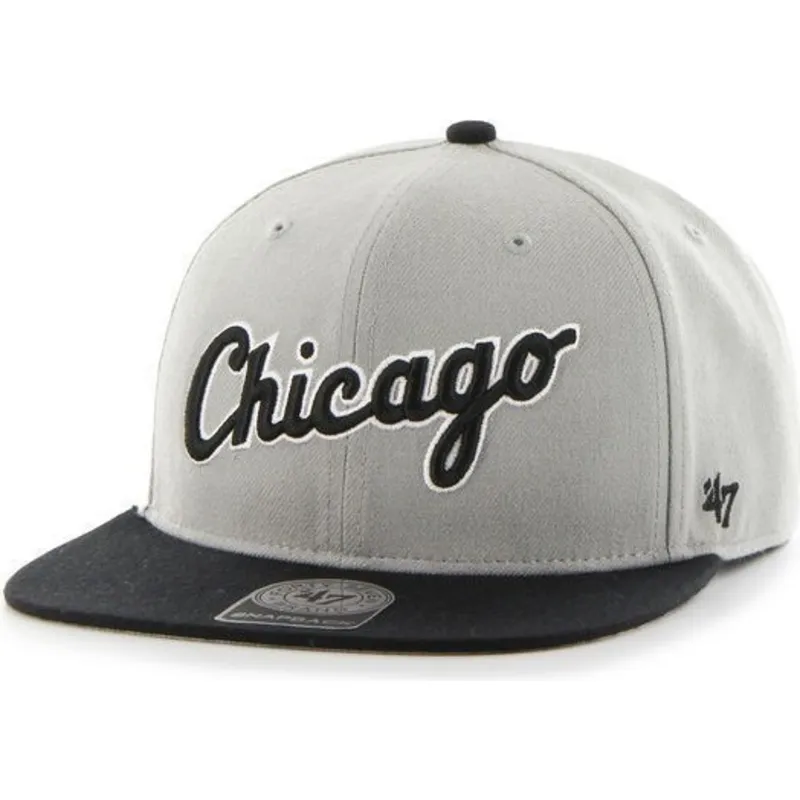 sapkak-lapos-szurke-snapback-letras-chicago-white-sox-mlb-47-brand