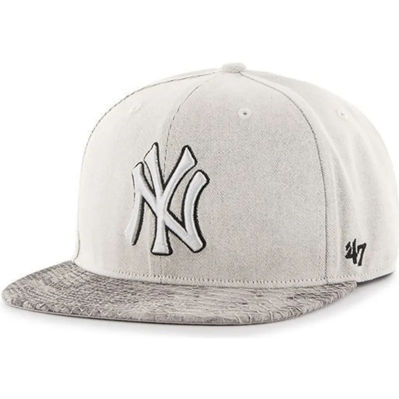 sapkak-lapos-szurke-snapback-new-york-yankees-mlb-47-brand