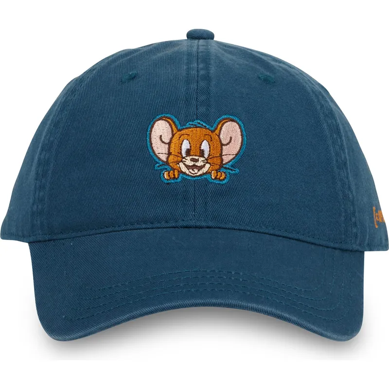 blaue-verstellbare-curved-cap-jerry-mou-looney-tunes-von-capslab