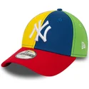 sapkak-ivelt-tobbszinu-allithato-gyereknek-9forty-block-new-york-yankees-mlb-new-era