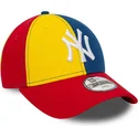 sapkak-ivelt-tobbszinu-allithato-gyereknek-9forty-block-new-york-yankees-mlb-new-era