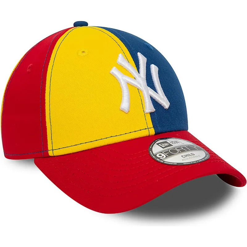 sapkak-ivelt-tobbszinu-allithato-gyereknek-9forty-block-new-york-yankees-mlb-new-era