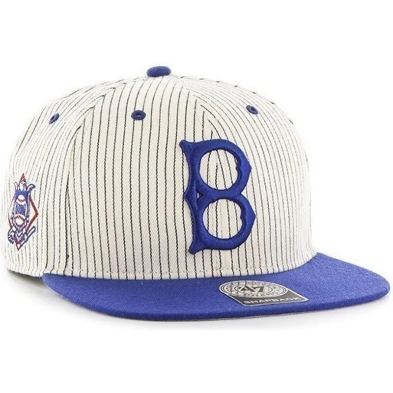 sapkak-lapos-feher-snapback-rayas-los-angeles-dodgers-mlb-47-brand sapkak-lapos-feher-snapback-rayas-los-angeles-dodgers-mlb-47-brand