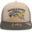 sapkak-ivelt-bezs-snapback-american-muscle-power-9fifty-retro-crown-a-frame-new-era