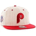 cap-lapos-byal-snapbek-rayas-rojas-philadelphia-phillies-mlb-47-brand
