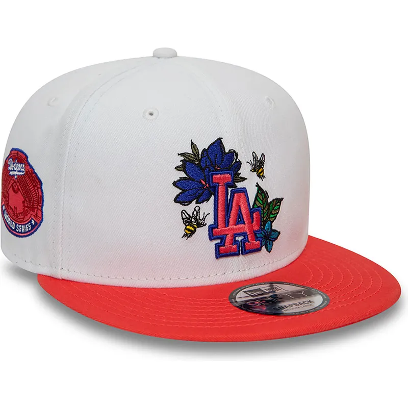 sapkak-lapos-piros-snapback-9fifty-floral-los-angeles-dodgers-mlb-new-era