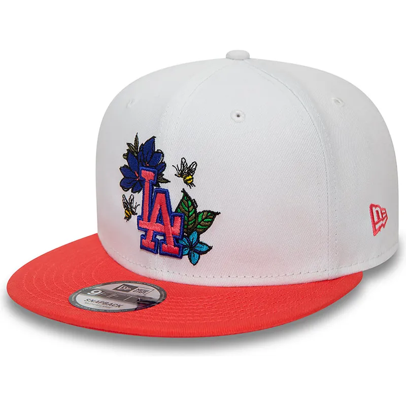 sapkak-lapos-piros-snapback-9fifty-floral-los-angeles-dodgers-mlb-new-era