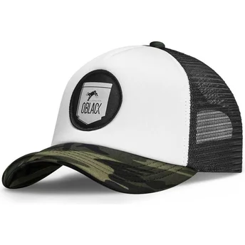 Sapkák ívelt terepmintás snapback Oblack