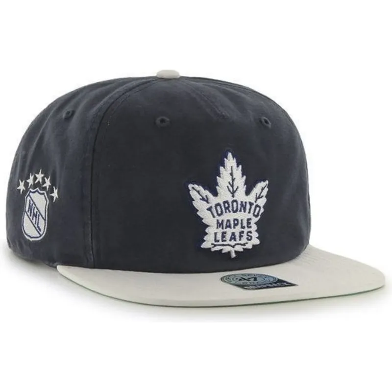 sapkak-lapos-sotetkek-snapback-toronto-maple-leafs-nhl-47-brand