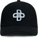 oblack-baseball-peach-verstellbare-schwarze-gebogene-kappe