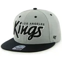 sapkak-lapos-szurke-snapback-letras-los-angeles-kings-nhl-47-brand