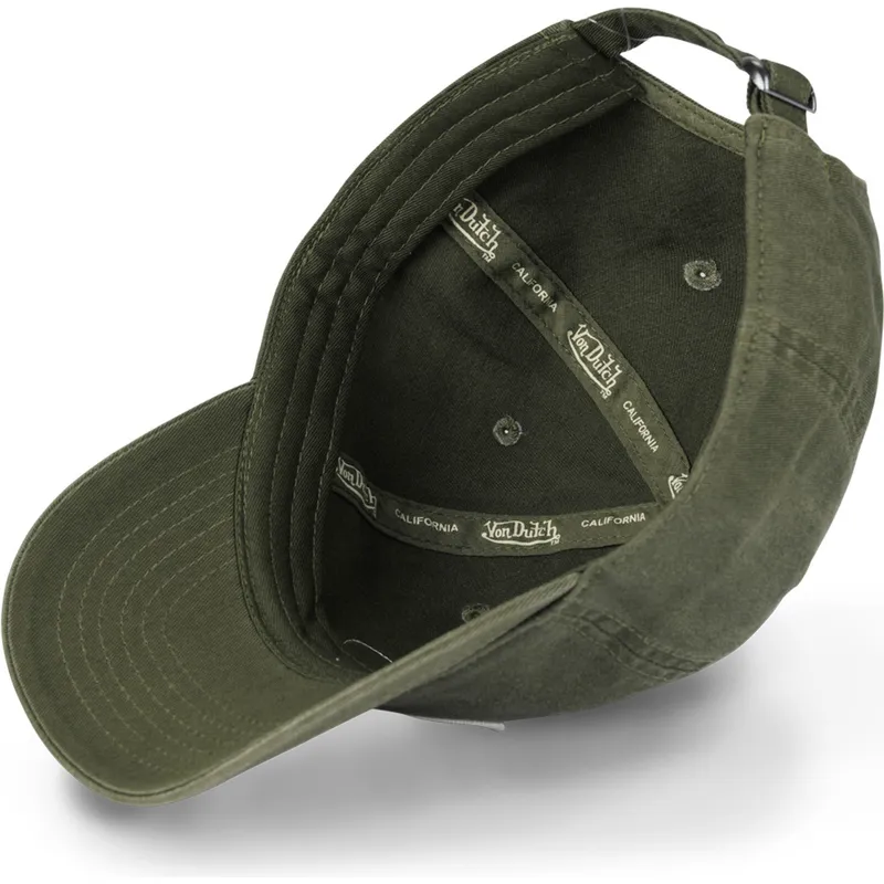 grune-verstellbare-curved-cap-log-kak-von-von-dutch