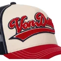 von-dutch-bas-beige-marineblau-und-rote-trucker-kappe