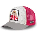 capslab-youth-monkey-d-luffy-kidluf1-one-piece-grey-and-red-trucker-hat