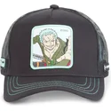 capslab-youth-roronoa-zoro-kidzor2-one-piece-black-trucker-hat