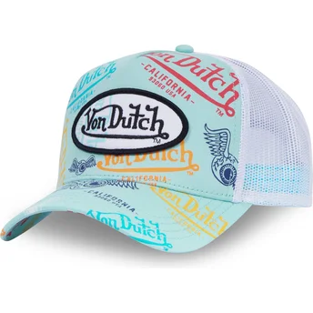 Sapkák ívelt kék snapback LE BLE Von Dutch