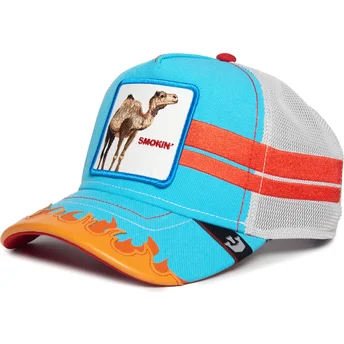 Sapkák ívelt kék snapback dromedario Smokin' Somebody Stop Me Supercharged The Farm The Farm de Goorin Bros.