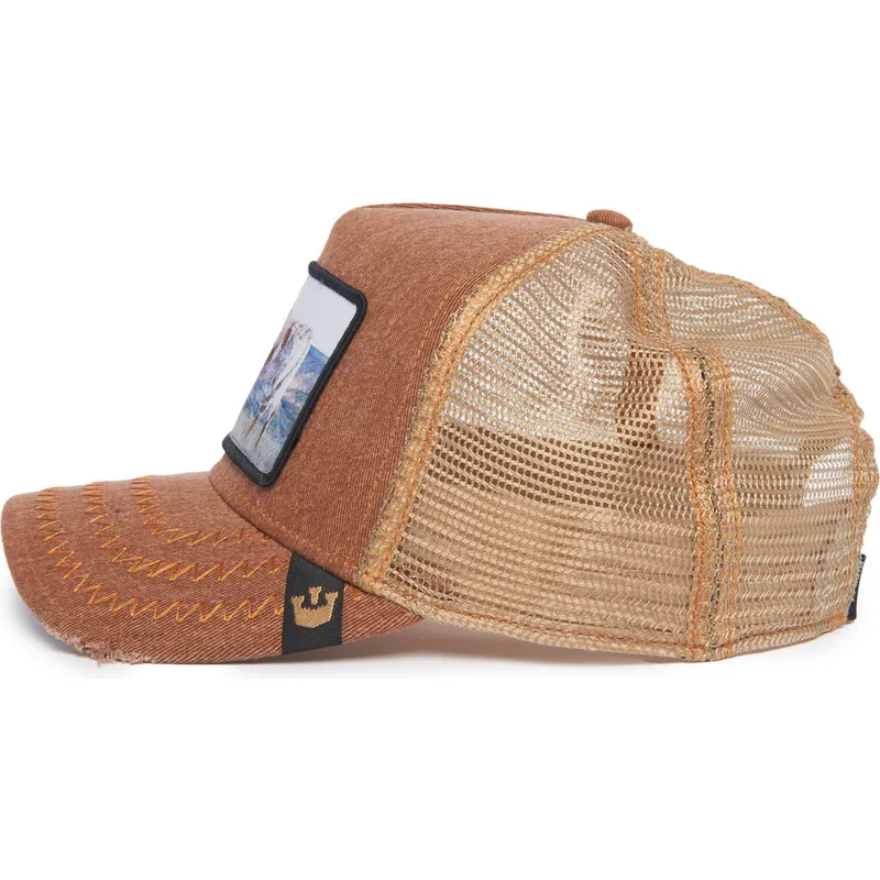 trucker-keps-brun-oxe-horny-model-no-h02ny-rodeo-the-farm-fran-goorin-bros