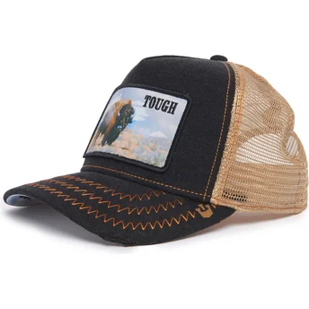 Sapkák ívelt fekete snapback Tough Model No. 70U9H Rodeo The Farm Goorin Bros.