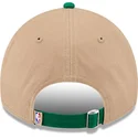 verstellbare-braun-grune-9twenty-draft-2024-boston-celtics-nba-kappe-von-new-era
