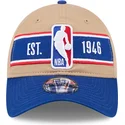 justerbar-9twenty-draft-2024-brun-och-bla-bojd-keps-nba-fran-new-era