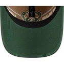braune-und-grune-verstellbare-curved-cap-9twenty-draft-2024-der-milwaukee-bucks-nba-von-new-era