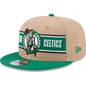 braune-und-grune-flache-snapback-kappe-9fifty-draft-2024-von-boston-celtics-nba-von-new-era