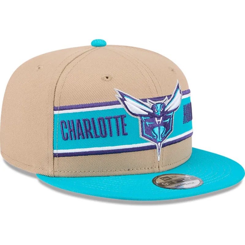 sapkak-lapos-barna-snapback-9fifty-draft-2024-charlotte-hornets-nba-new-era