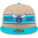sapkak-lapos-barna-snapback-9fifty-draft-2024-charlotte-hornets-nba-new-era
