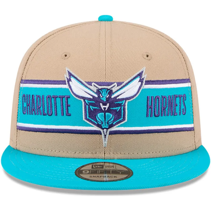 sapkak-lapos-barna-snapback-9fifty-draft-2024-charlotte-hornets-nba-new-era