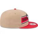 brun-och-rod-platt-keps-snapback-9fifty-draft-2024-fran-chicago-bulls-nba-av-new-era
