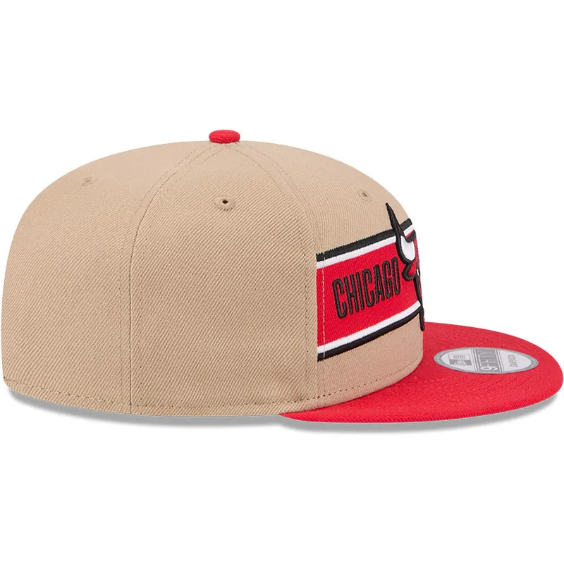 sapkak-lapos-barna-snapback-9fifty-draft-2024-chicago-bulls-nba-new-era