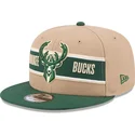 sapkak-lapos-barna-snapback-9fifty-draft-2024-milwaukee-bucks-nba-new-era