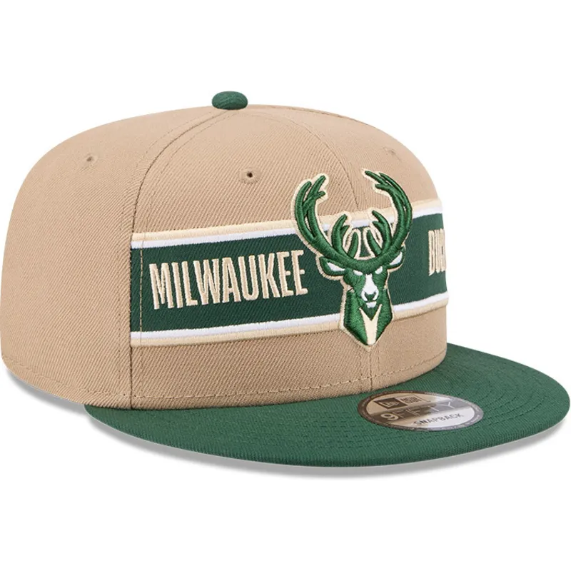 sapkak-lapos-barna-snapback-9fifty-draft-2024-milwaukee-bucks-nba-new-era