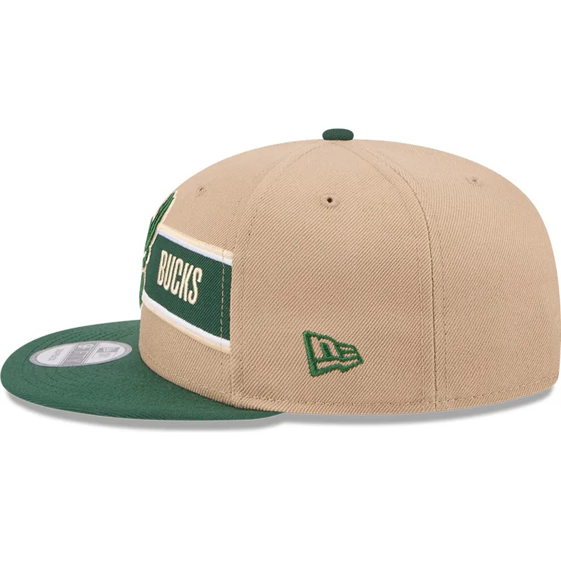 sapkak-lapos-barna-snapback-9fifty-draft-2024-milwaukee-bucks-nba-new-era
