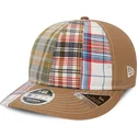 brun-bojd-justerbar-keps-9fifty-retro-crown-relaxed-heritage-fit-fran-new-era-x-original-madras-trading-company