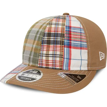 Sapkák ívelt barna állítható 9FIFTY Retro Crown Relaxed Heritage Fit New Era