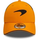 new-era-9forty-mclaren-racing-formula-1-orange-graue-snapback-kappe-mit-gebogenem-schirm