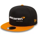 new-era-flat-brim-9fifty-essentials-mclaren-racing-formula-1-black-and-orange-snapback-cap