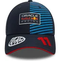 dunkelblaue-gebogene-snapback-kappe-sergio-perez-9forty-von-red-bull-racing-formula-1-von-new-era