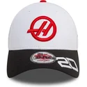 vit-och-svart-kurvad-keps-snapback-kevin-magnussen-9forty-fran-haas-f1-team-formula-1-av-new-era
