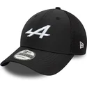 schwarze-9forty-trucker-cap-alpine-f1-team-formula-1-von-new-era